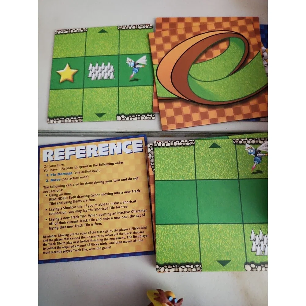 Sonic the Hedgehog Crash Course Racing Board Game Complete